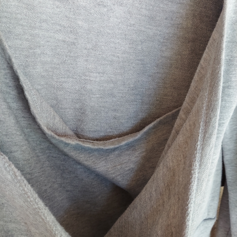 Fabletics Gray Ginger Backless Sweatshirt Xsmall - image 6